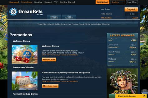 oceanbets willkommensbonus